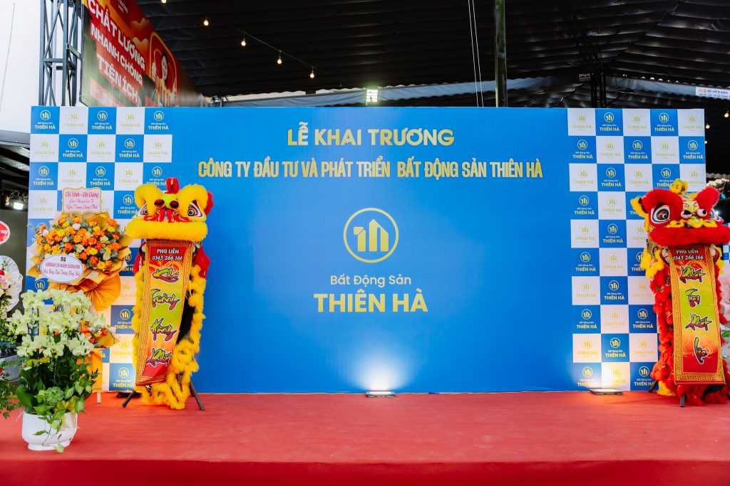 Khai trương công ty BĐS Thiên Hà