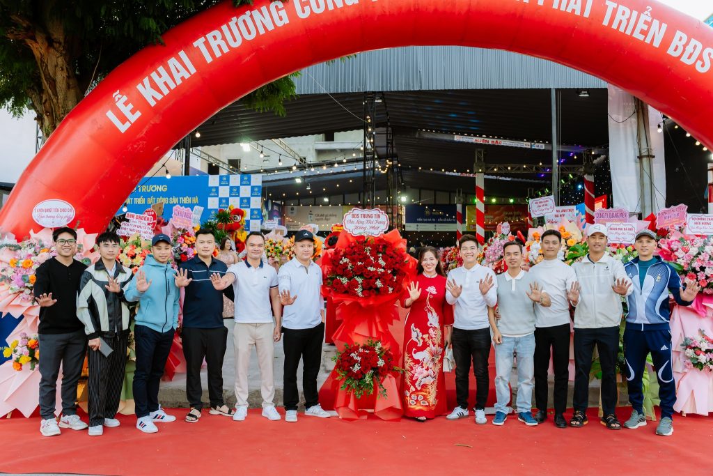 Khai trương công ty BĐS Thiên Hà